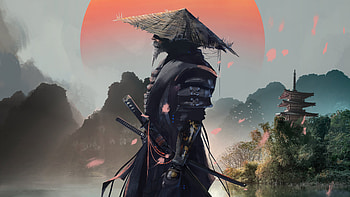 Samurai After Day , samurai, warrior, artist, artwork, digital-art, artstation HD wallpaper