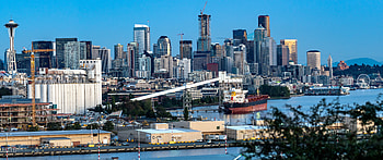 Seattle Skyline, Before and after, Magnolia view, Dorpatsherrardlomont HD wallpaper