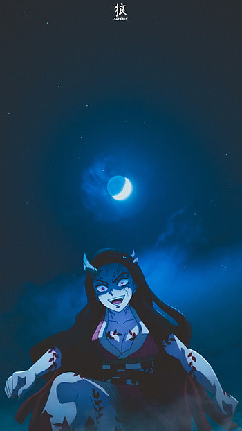 Nezuko Kamado, nezuko_kamado, kimetsu_no_yaiba, anime_, anime_x_reality, anime_aesthetic, demon_slayer, anime HD phone wallpaper