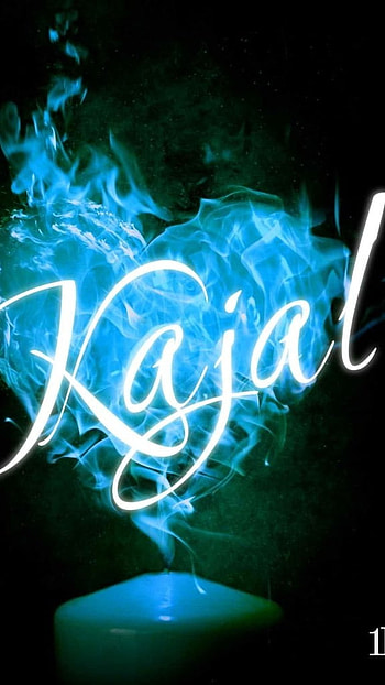 K Name, Blue Smoke, kajal HD phone wallpaper