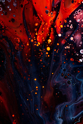 Abstract, Bubbles, Divorces, Multicolored, Motley, Paint, Stains, Spots HD phone wallpaper