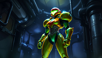 Samus Aran: Ultra Adventure, Samus Aran, video game, Sci Fi, armor, Metroid HD wallpaper