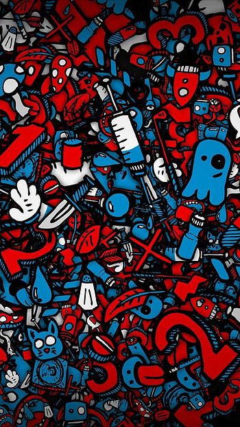 Graffiti, Cartoon Graffiti Art HD phone wallpaper