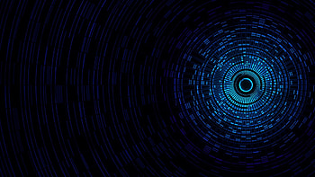 Preview abstraction, passage, light, black, blue HD wallpaper