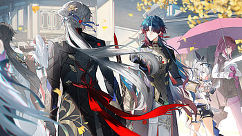 Honkai: Star Rail - Kafka & Blade in, video game, Honkai: Star Rail, Kafka (Honkai: Star Rail), Blade (Honkai: Star Rail), Silver Wolf (Honkai: Star Rail) HD wallpaper