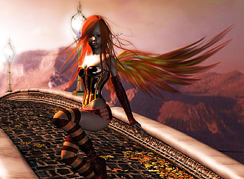 Fairy, beautiful, fantasy, 3d HD wallpaper