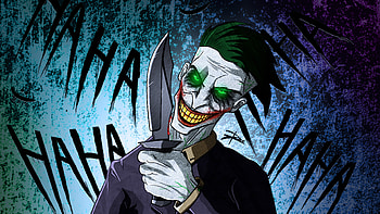 Crazy Joker Art , joker, supervillain, artist, artwork, digital-art, deviantart HD wallpaper