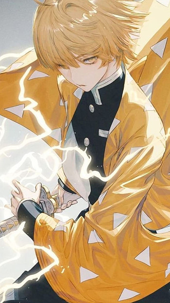 Zenitsu, Zenitsu Agatsuma, Demon HD phone wallpaper