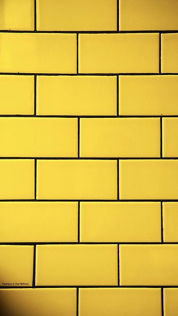 Yellow Background, Bricks HD phone wallpaper