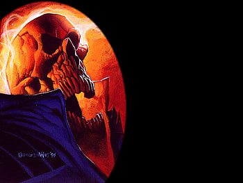 Ghost Rider, comic, rider, ghost, fantasy HD wallpaper