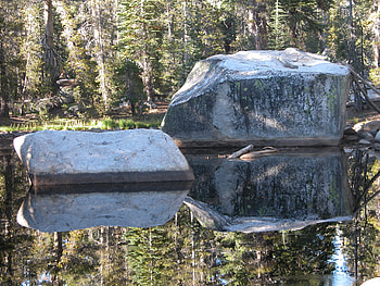 Yosemite_Lake, mirror, mountains, yosemite, lake HD wallpaper