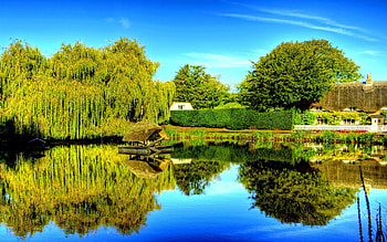 DUCK POND, England, City, Pond, Crawley, Water, Winchester HD wallpaper