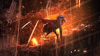 Superman Chaos, superman, superheroes, artwork, artist HD wallpaper