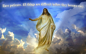 Jesus Christ always blesses us from heaven HD wallpaper
