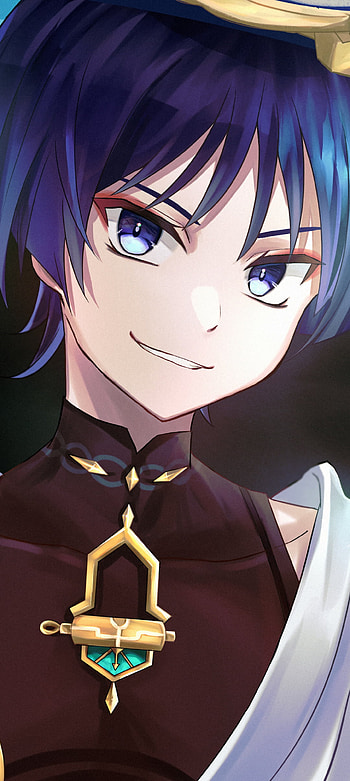 Scaramouche the Wanderer, video game, Genshin Impact HD phone wallpaper