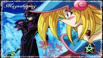 Yu-Gi-Oh! Magicshipping Love Together, Anime, Yu Gi Oh, Dark Magician Girl, Dark Magician HD wallpaper