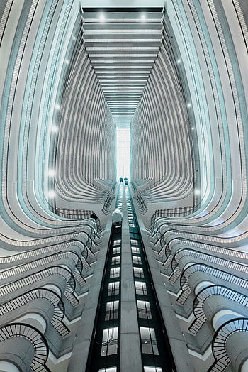 Interior, Building, Minimalism, Form, Design HD phone wallpaper