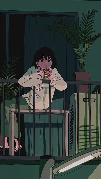 Menina bebendo Nescau, lofi art, menina Nescau, menina bebendo HD phone wallpaper