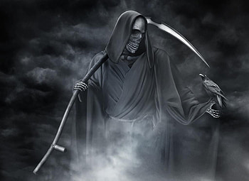 The frim reaper, angel, darkness, hell, death HD wallpaper