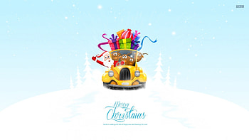 Merry Christmas, Santa, Christmas, Reindeer, Merry, And HD wallpaper