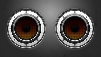 Studio Speakers, speakers, music, audio, vector HD wallpaper