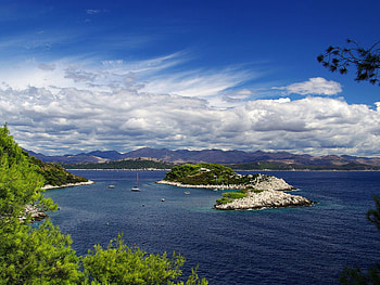 Dalmatian Islands, Unique beauty, Island of Mljet, Croatia HD wallpaper