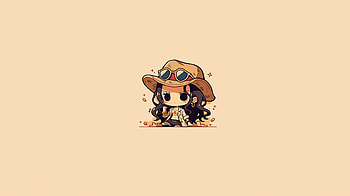 One Piece - Crew - Nico Robin, Chibi, One Piece, AI Art, Anime, Nico Robin HD wallpaper
