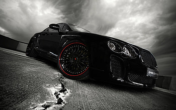 Car, speedy, black, strong HD wallpaper