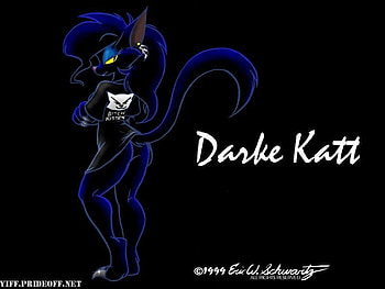Darke Katt, kitten, furry, after dark HD wallpaper