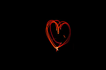 Love, Dark, Shine, Light, Lines, Heart HD wallpaper