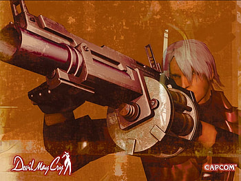 Devil may cry 2, videogame, entertainment, adventure, action, abstract, fast, capcom, game, gun HD wallpaper