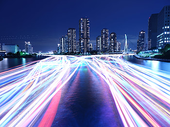Cities, Shine, Light, Road, Night City, Megapolis, Megalopolis HD wallpaper