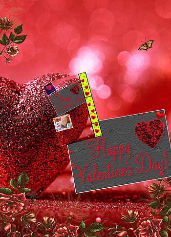 Valenties, red, magenta HD phone wallpaper