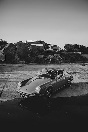 Porsche, Cars, Car, Old, Bw, Chb, Retro HD phone wallpaper
