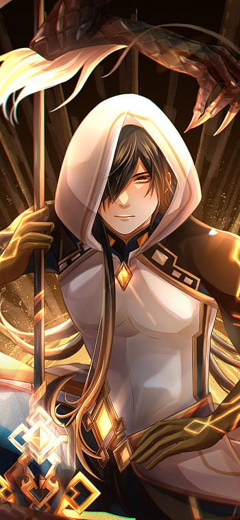Zhongli (Genshin Impact), video game, Genshin Impact HD phone wallpaper