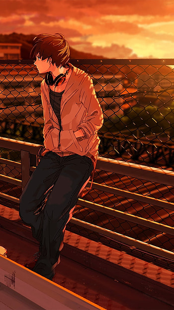 Single, Alone, Anime, boy HD phone wallpaper