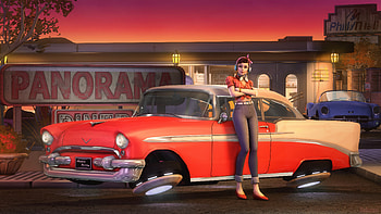Retro D Va Overwatch, dva-overwatch, overwatch, games, artwork, deviantart HD wallpaper
