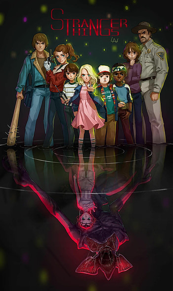 Stranger Things fan art, Creative , Fan creations, Artistic expression HD phone wallpaper