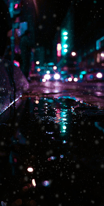 Macro, Dark, Glare, Bokeh, Boquet, Puddle HD phone wallpaper