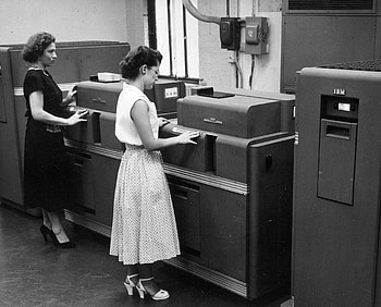 Long Before Windows, technology, girls, computer, data HD wallpaper
