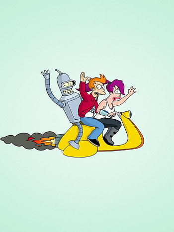 Futurama animation, backgrounds, Memorable moments, Dynamic characters HD phone wallpaper