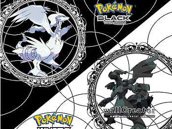 legendary pokemon, reshiram, zekrom, unova, legendary, pokemon HD wallpaper