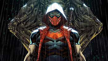 Red Hood Hoodie , red-hood, superheroes, artwork HD wallpaper