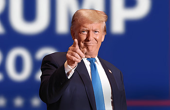 MAGA Rally: Confident Point —, Donald Trump, MAGA HD wallpaper