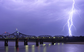 Mississippi travels, Lightning graphy, , Nature's power HD wallpaper