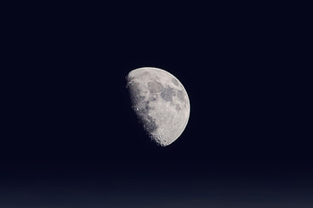 Universe, Moon, Dark, Full Moon HD wallpaper