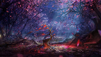 Fantasy Forest HD wallpaper