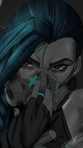 Jinx, Drawing, BadGirl, LoL, Arcane, Nettflix, Villain, Leagueoflegends, Girl, Videogames HD phone wallpaper