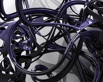 Abstract, Dark, Form, Plexus, Forms, Figure HD wallpaper