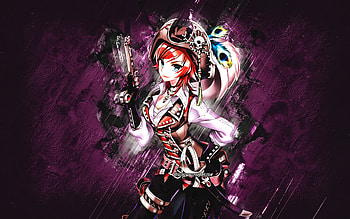 Marika Kato, Mouretsu Pirates, purple stone background, Marika Kato character, Marika Kato Mouretsu Pirates, Japanese manga, Mouretsu Pirates characters, Kato Marika HD wallpaper